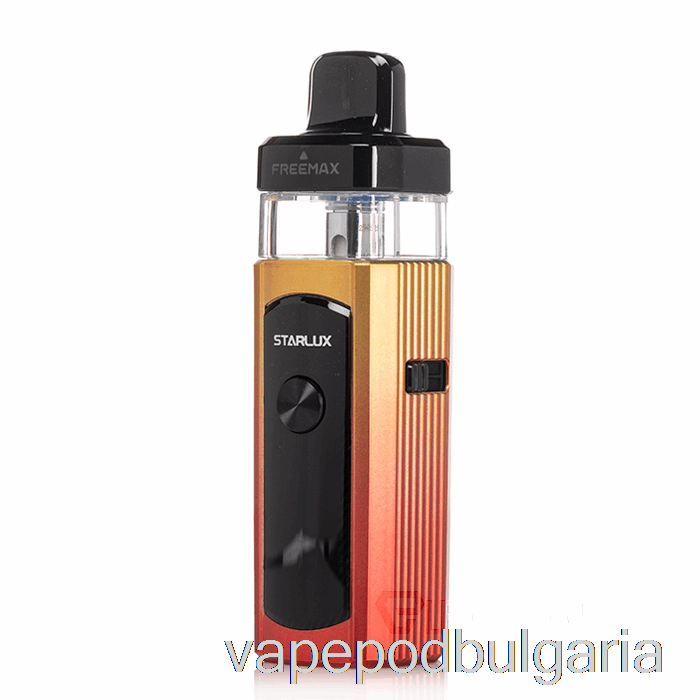 Vape 10000 Дръпки Freemax Starlux 40w Pod System Red Gold